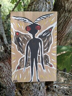 Mothman Painting